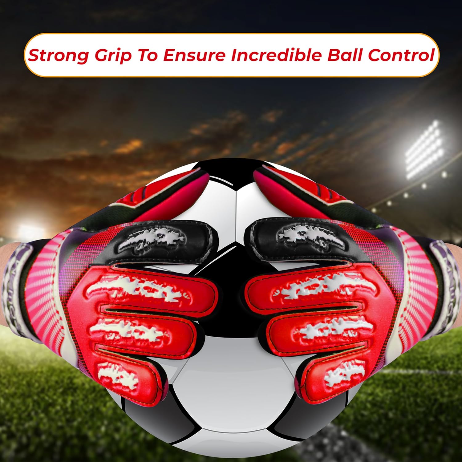 Soccer Goalie Gloves for Kids Youth Junior Boys 4mm Anti Slip Strong Grips Palm Football Goalkeeper Gloves - Image 5
