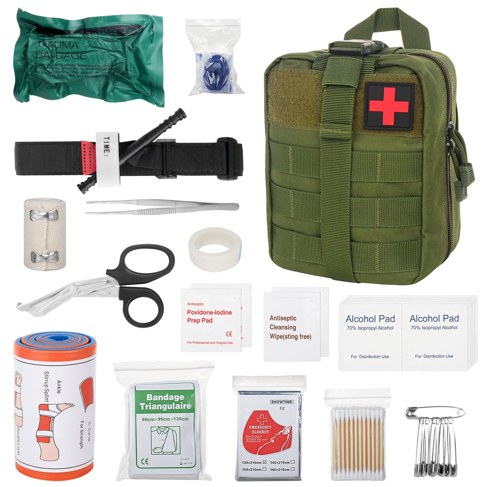 Trunab Borsone Polizia Borsa Tattica MOLLE Borsa Pattuglia, Organizer