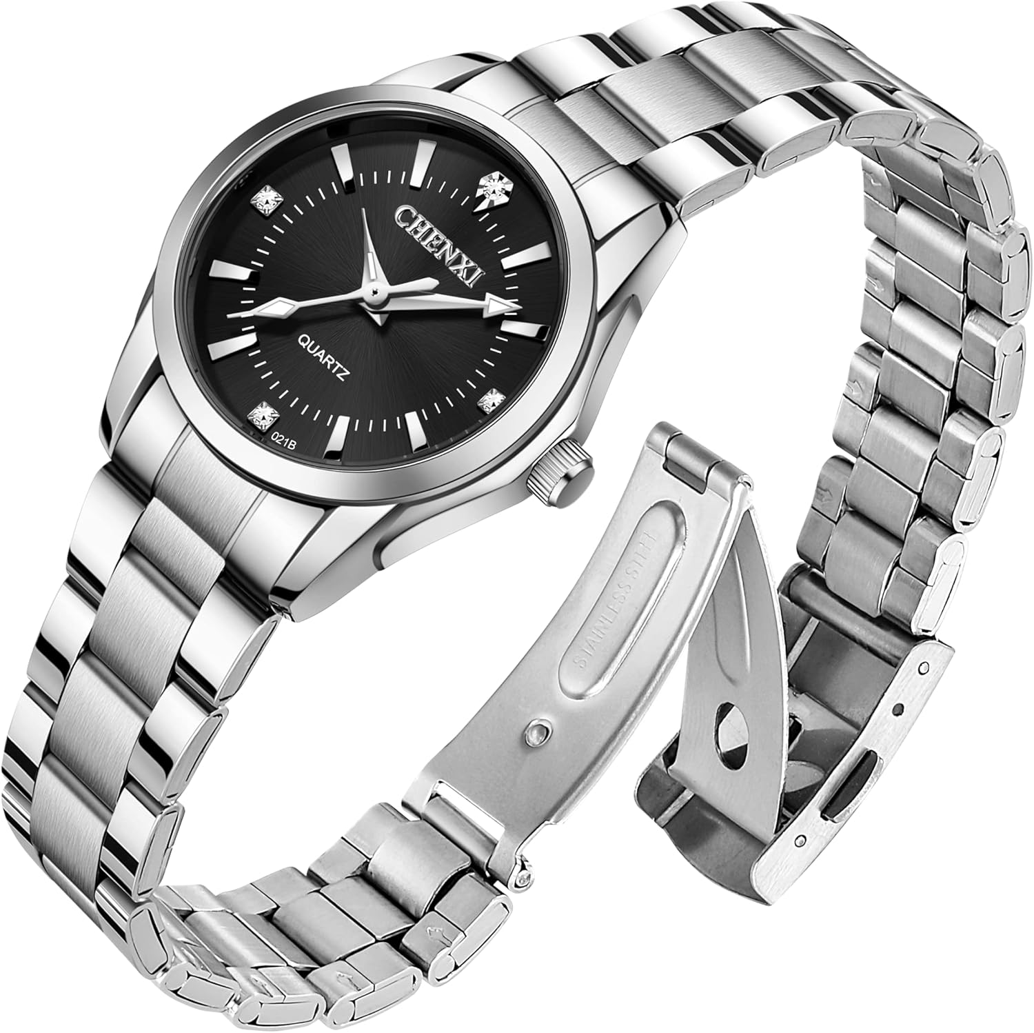 BEN NEVIS Watch, Watches for Women with Waterproof and Luminous, Luxury Crystal Dial Stainless Steel Quartz Watch, Christmas Wedding Anniversary Birthday Gift