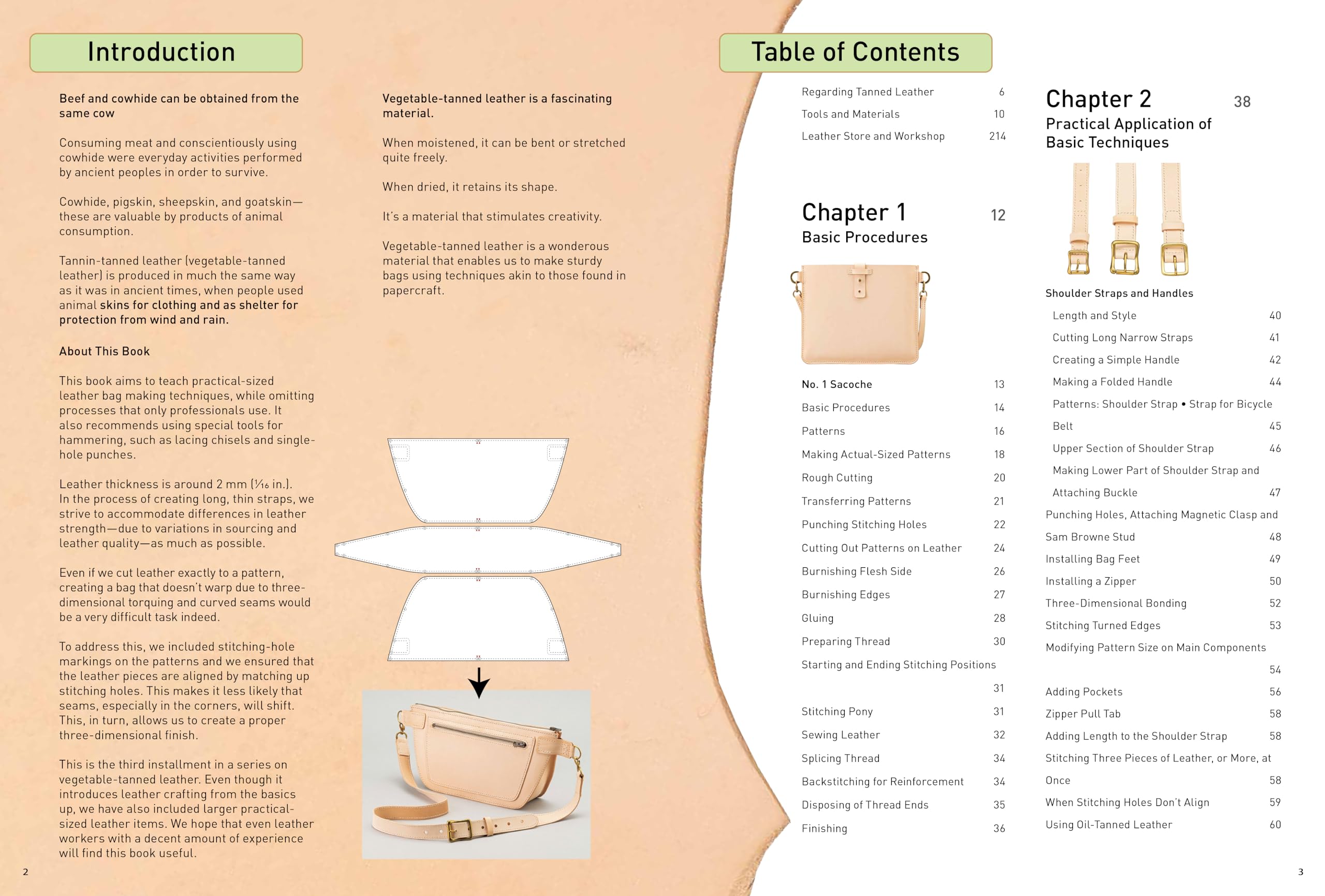 Crafting Leather Totes, Backpacks & Bags: Detailed Patterns & Step-By-Step Instructions for 18 Projects