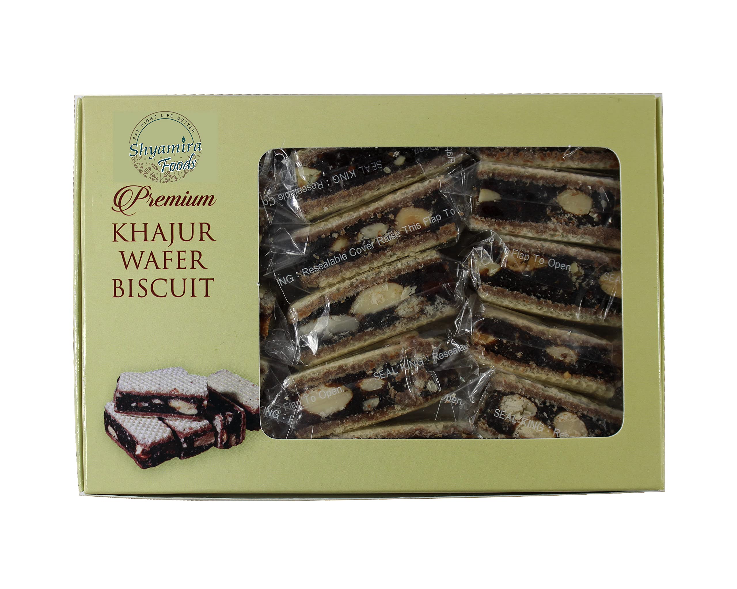 Buy Shyamira Foods Premium Khajur Wafer Biscuit Sugar Free Dry Fruit