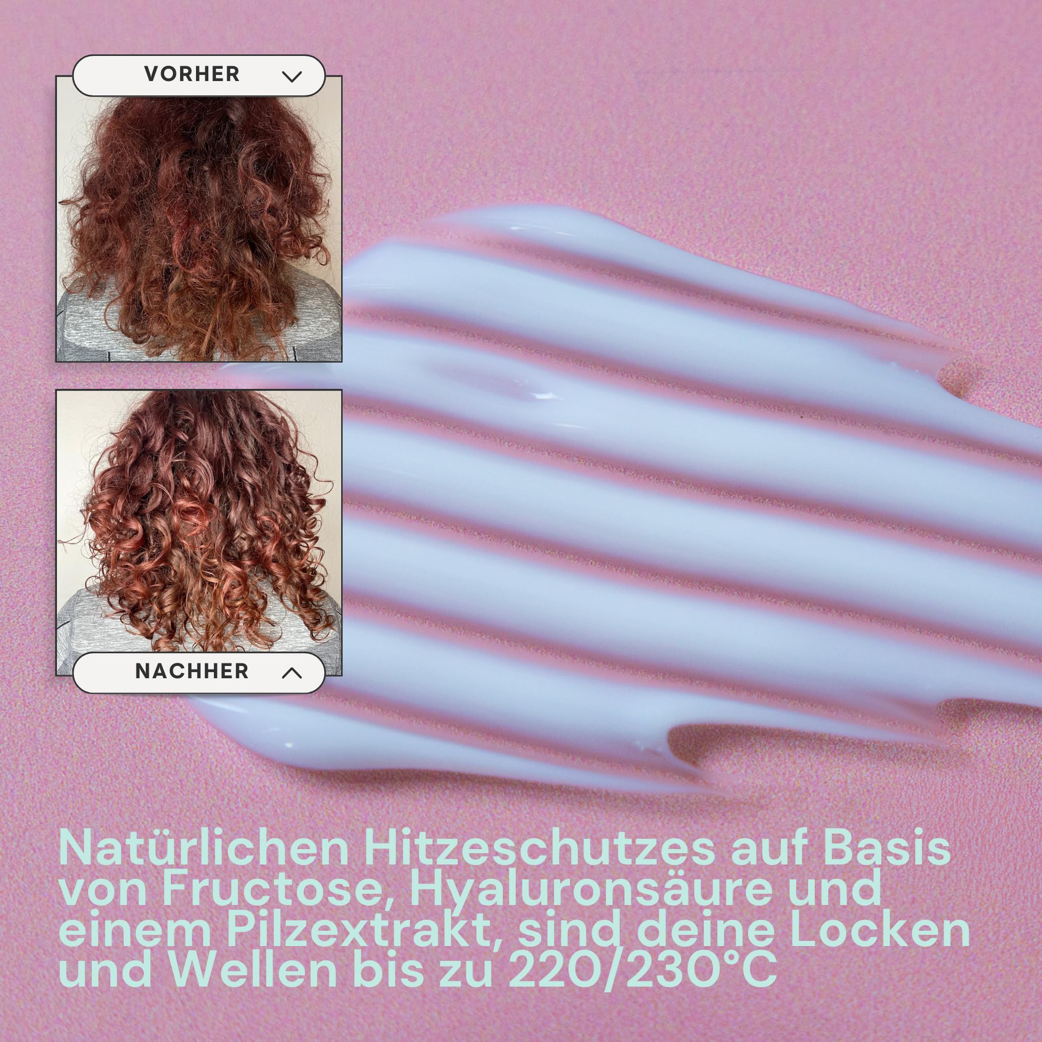 Weightless Leave-In Conditioner | federleichter Leave-In für definierte Locken & Wellen - natürlicher Hitzeschutz bis 230°C - extra starke Entwirrkraft & vegan - 150ml