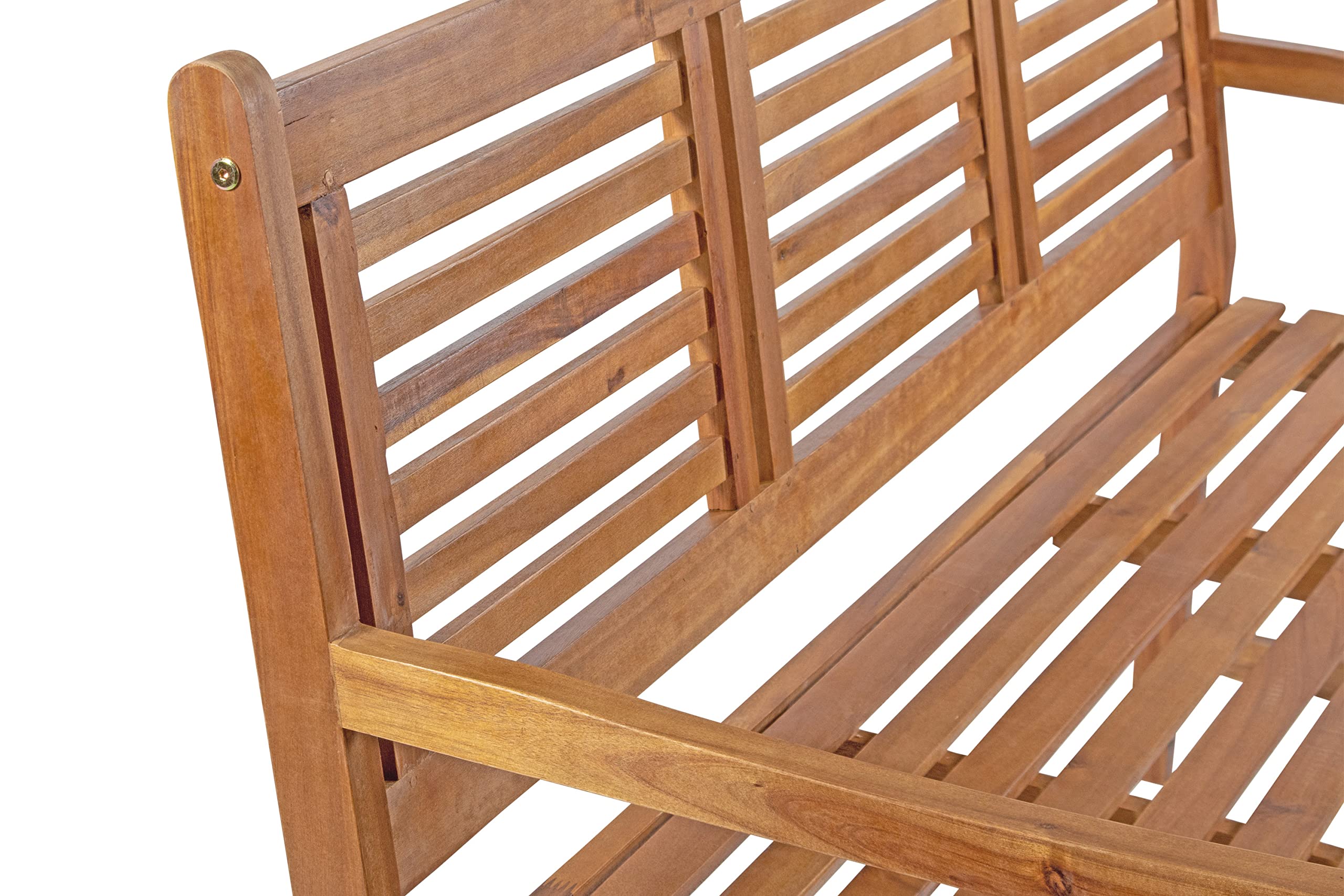 SAM Gartenbank Cordoba, 150 cm, 3-Sitzer Bank, Sitzbank aus geöltem Akazienholz, pflegeleichtes Massivholz, Holzbank geeignet für Garten, Balkon, Terrasse oder Wintergarten