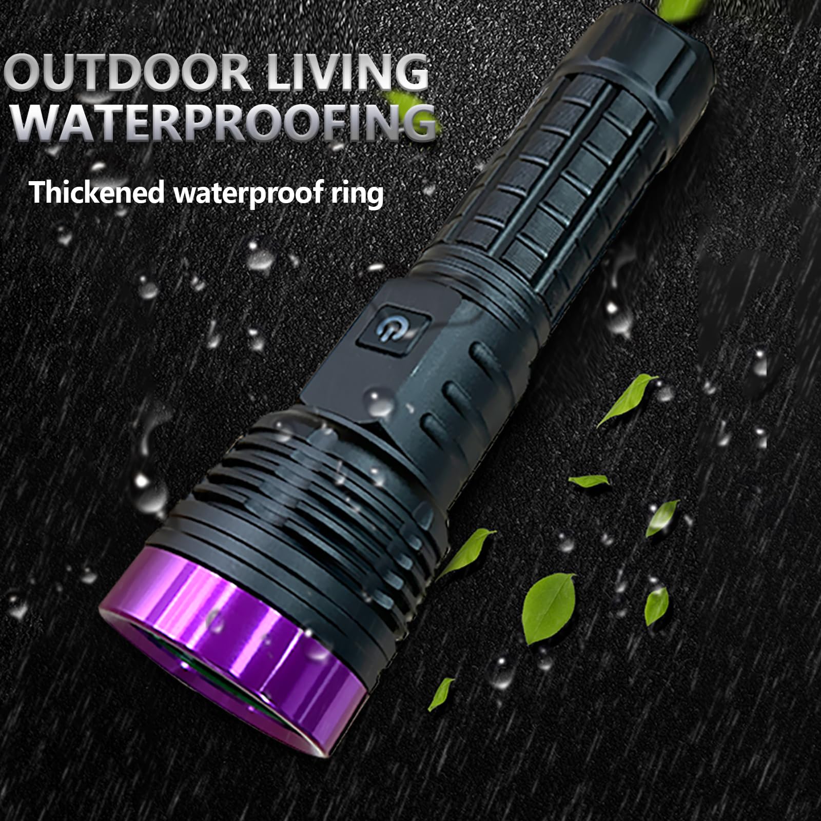 Linterna UV de luz negra, 365 nM, recargable, detector de orina ultravioleta de alta definición para orina de gato, manchas, chinches