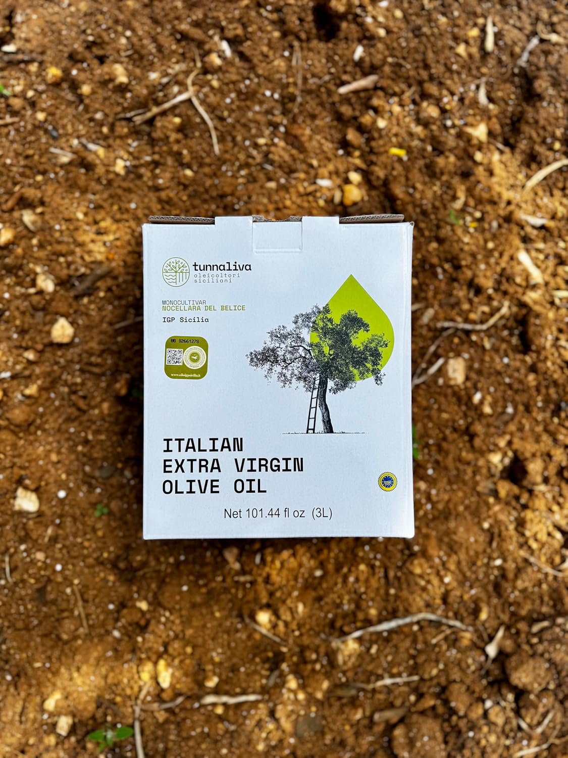 Tunnaliva EVO Oil - Italian Extra Virgin Olive Oil - 100% Nocellara del Belice - IGP Sicilia - 101,44 fl oz Bag-in-box - Image 6