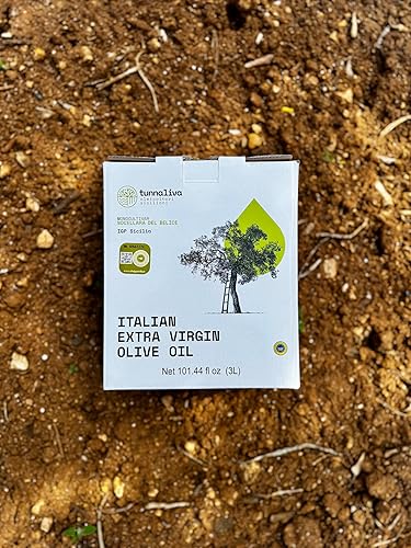 Miniatura 6 de Tunnaliva EVO Oil - Aceite de Oliva Virgen Extra Italiano - 100% Nocellara del Belice - IGP Sicilia - 101,44 fl oz Bolsa en caja