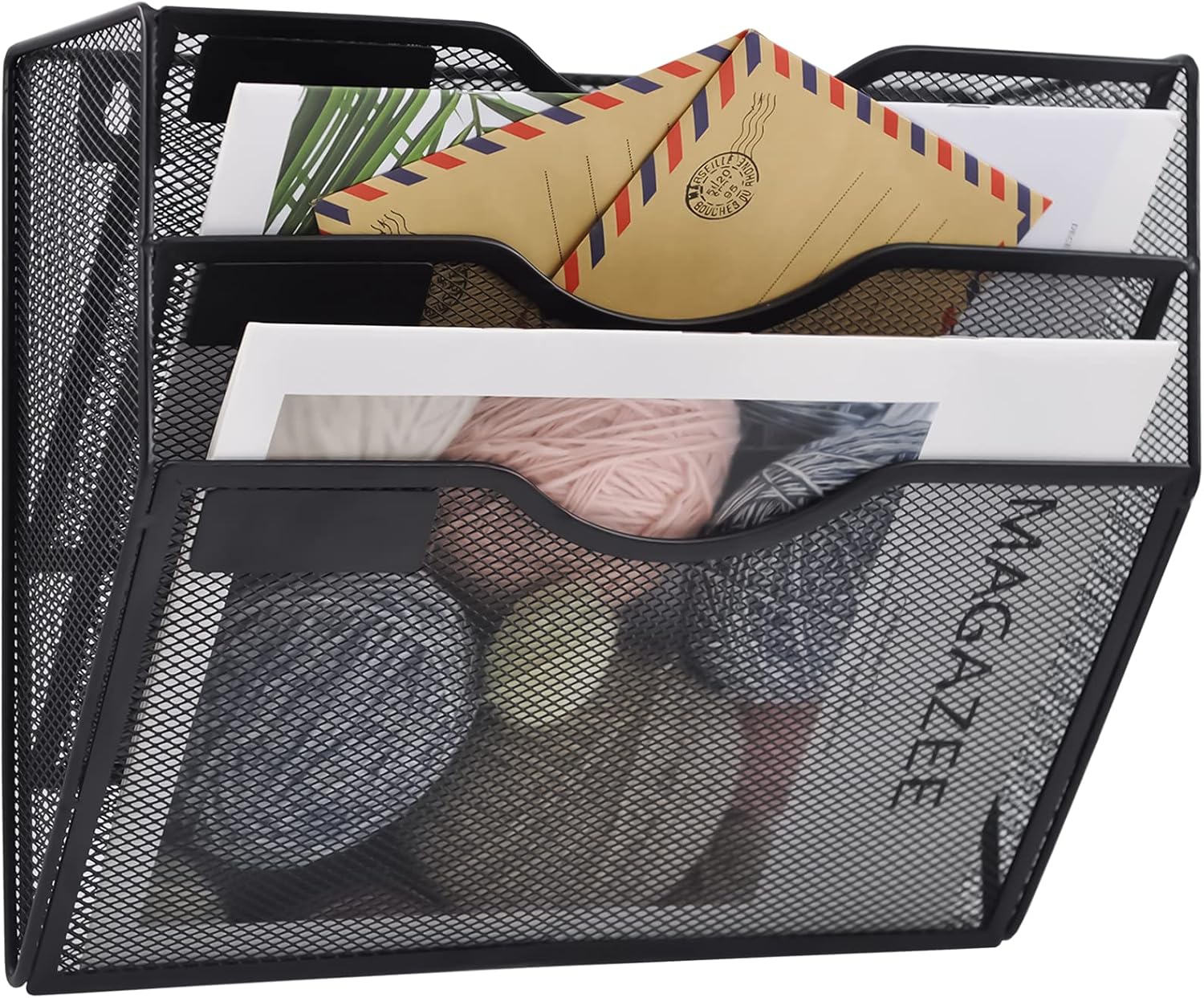 Buy COSYAWN Hanging Wall File Holder Mail Organizer Wall Mount Document