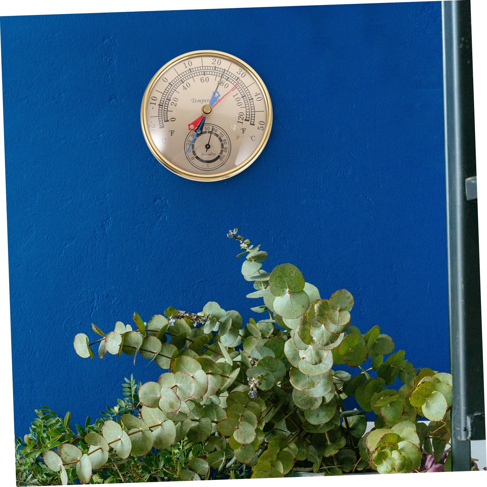 YARNOW 2piezas y Higrómetro De Interior y Exterior Medidor De Temperatura y Humedad Para Jardín Patio y Invernadero Para Supervisar Condiciones Ambientales