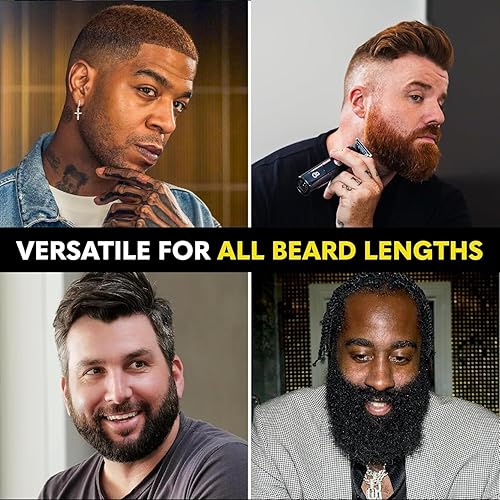 Miniatura 4 de The Beard Club Recortadora de barba profesional con hoja en T para hombres LT  afeitadora eléctrica de barbero, bigote y cortapelos para hombres sin