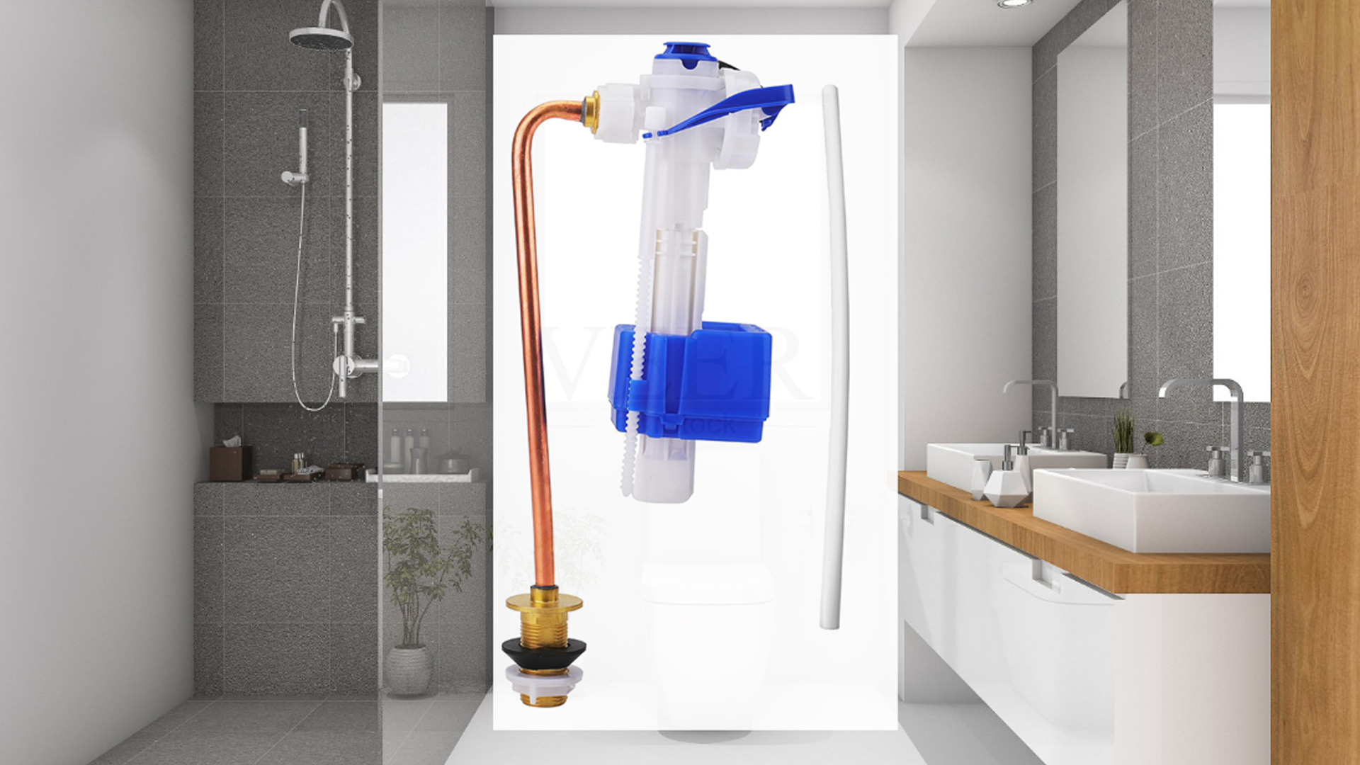 TOILTOBLEE Toilet Fill Valve Replacement Kit – Compatible With KOHLER San Raphael & Rialto (K-3466), Replaces 04-9164, 1058910, K-1068031, #84296-AA – No Tools Needed