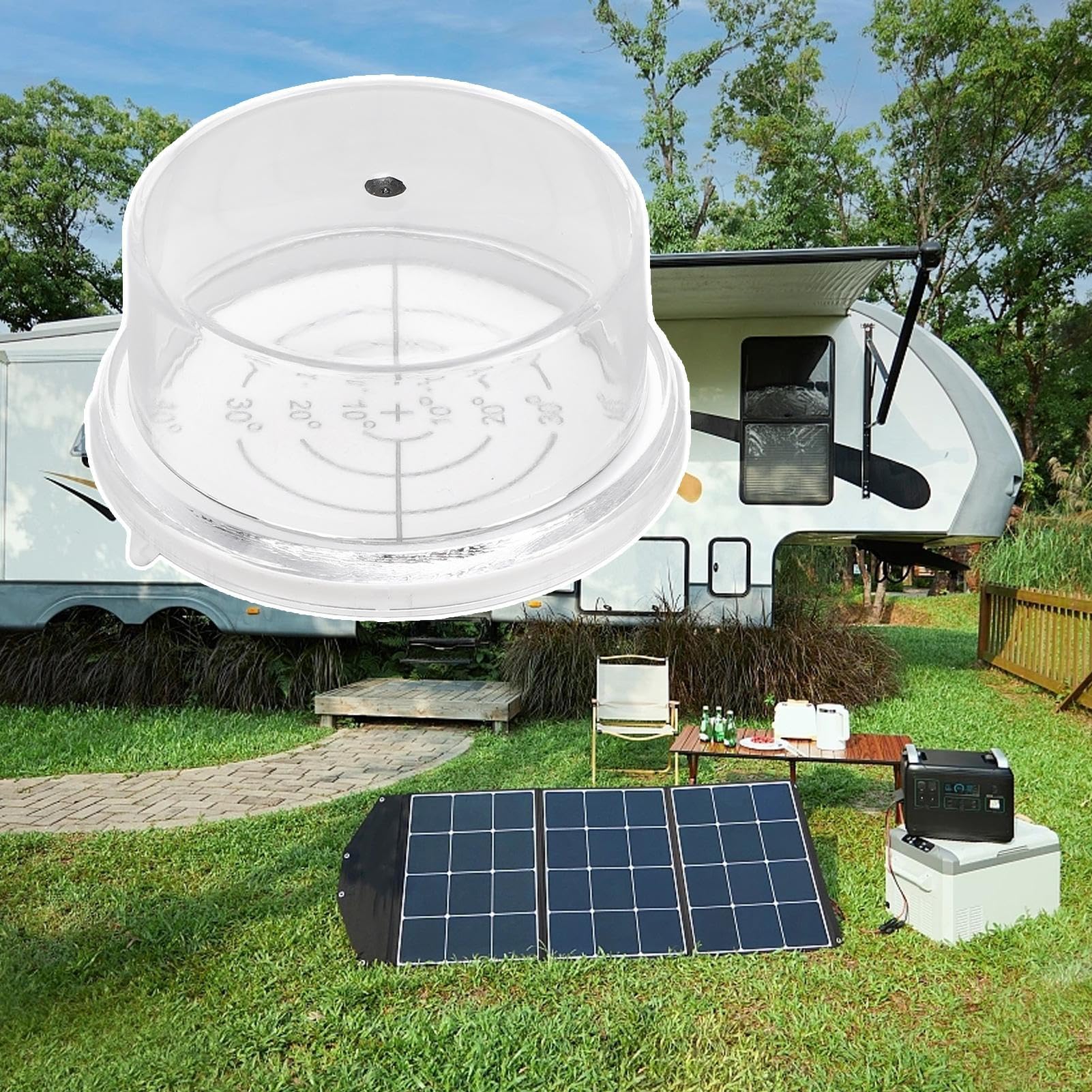 Solarmodul-Winkelfinder – Manuelle Sonnen-Tracker-Führung | Wasserdichtes Solar-Winkelmessgerät für maximale Energieeffizienz, einfache Installation