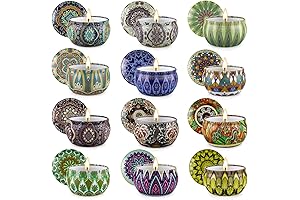 Scented Candle Gift Set of 12