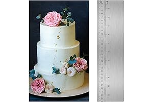 12 Inch Professional Stainless Steel Cake Scraper