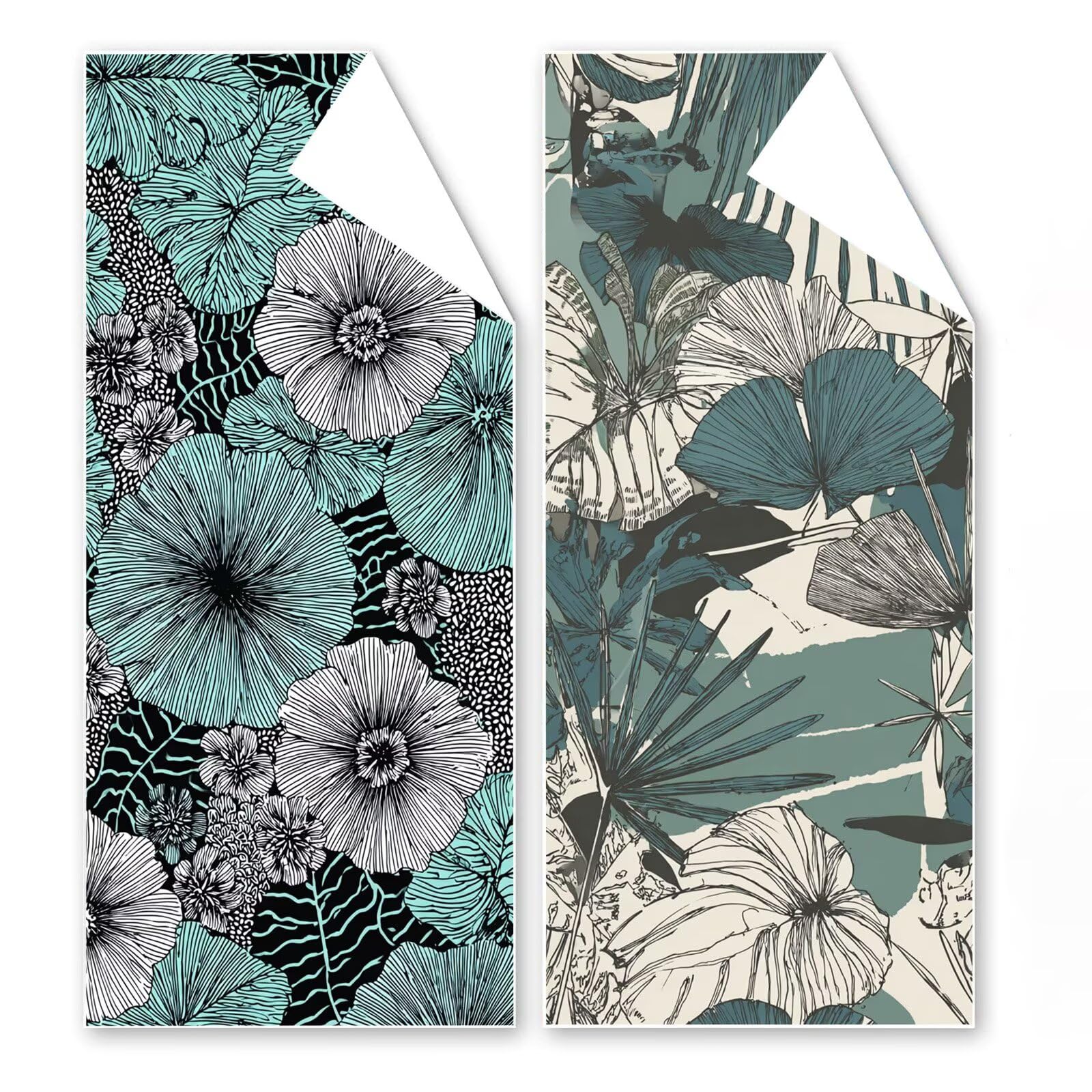 Toalla de Playa Microfibra 90x200 cm Toallas Baño Grandes, Toalla Playa Sin Arena, Absorbente Ligera Secado Rápido Toalla Gimnasio, con Bolsa para Yoga Viajes Gimnasio y Deportes( Planta Gris) G1-1092