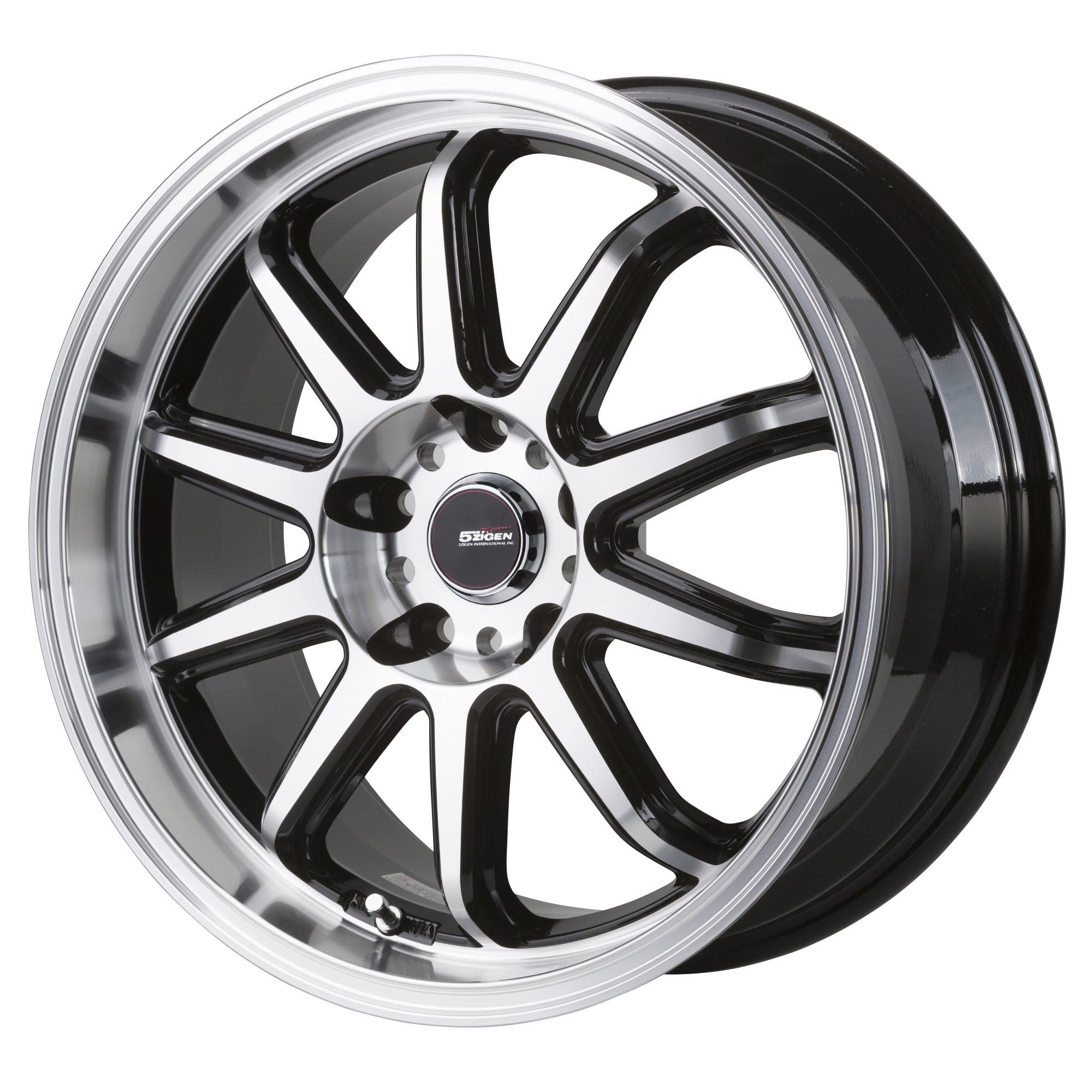 Amazon.co.jp: 5ZIGEN FIREBALL RR アルミホイール 1本 17inch×8.0J + 