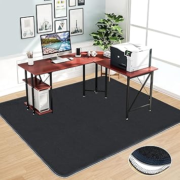 Amazon Co Jp Amazon 限定ブランド チェアマット 160 140cm 特大フロアマット Jayfan デスク マット椅子 マット ゲーミングマット床保護マットカーペット畳チェア マットデスクチェアマット帯電防止 へこみ防止防音 耐熱 ずれない滑り止め 床傷防止マット手縁 厚さ 4