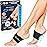 Copper Compression Copper Large Size Arch Support - 2 Pain Relief Foot Care Brace Sleeves for Plantar Fasciitis, Heel Spurs - Wider, Bigger Feet - Flat & Fallen Arches, High Arch - One Size Plus Black