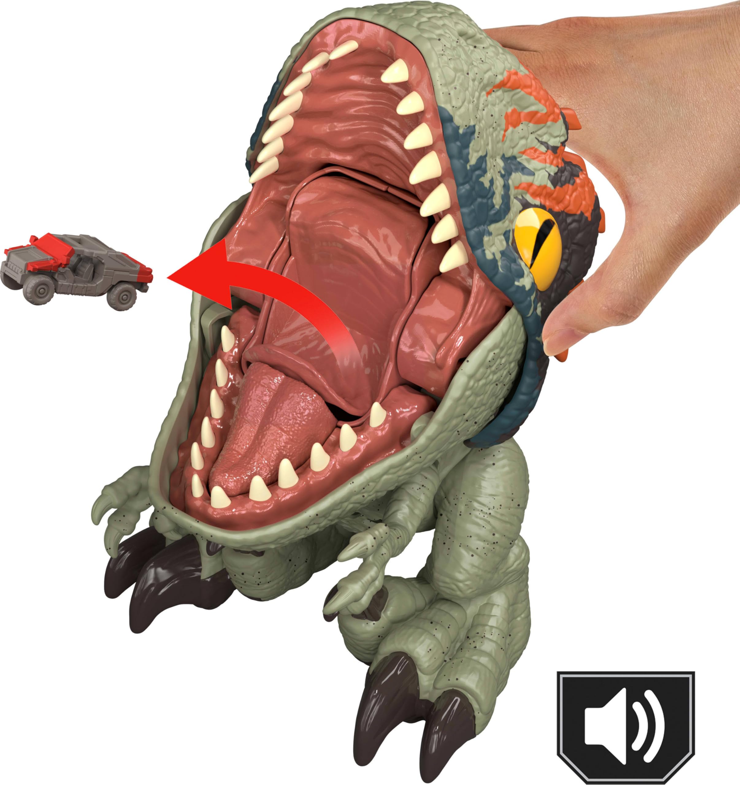 Mattel Jurassic World Rebirth Figurka Welociraptora Fierce Feeder