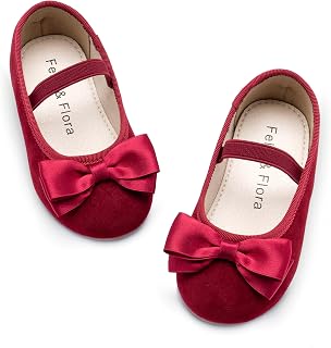 Girl's Ballerina Flat Black Shoes Mary Jane Dress Shoes