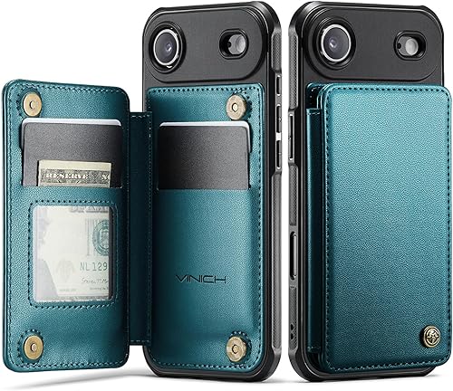 Miniatura 60 de Vinich Funda tipo cartera para iPhone 11 con tarjetero y ranuras de crédito con bloqueo RFID, función atril, a prueba de golpes, para iPhone 11