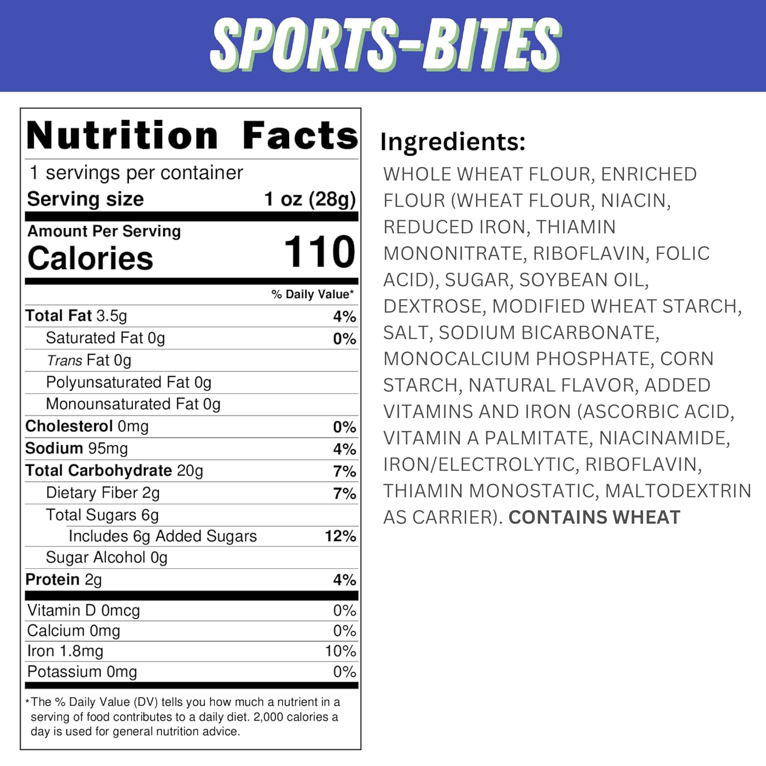MJM AllSports Bites Vanillas Grahams Caja de 150 paquetes Snack para