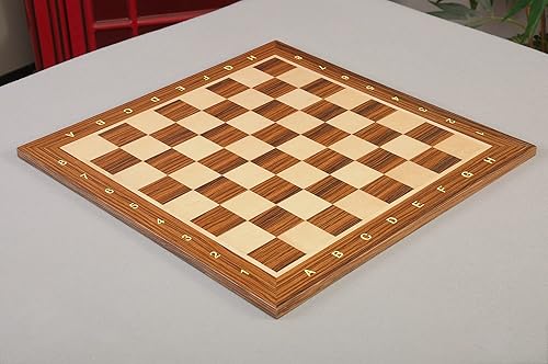 Miniatura 3 de The House of Staunton Tablero de ajedrez birmano de madera de palisandro y arce - Cuadrados de 2.25 pulgadas con notación