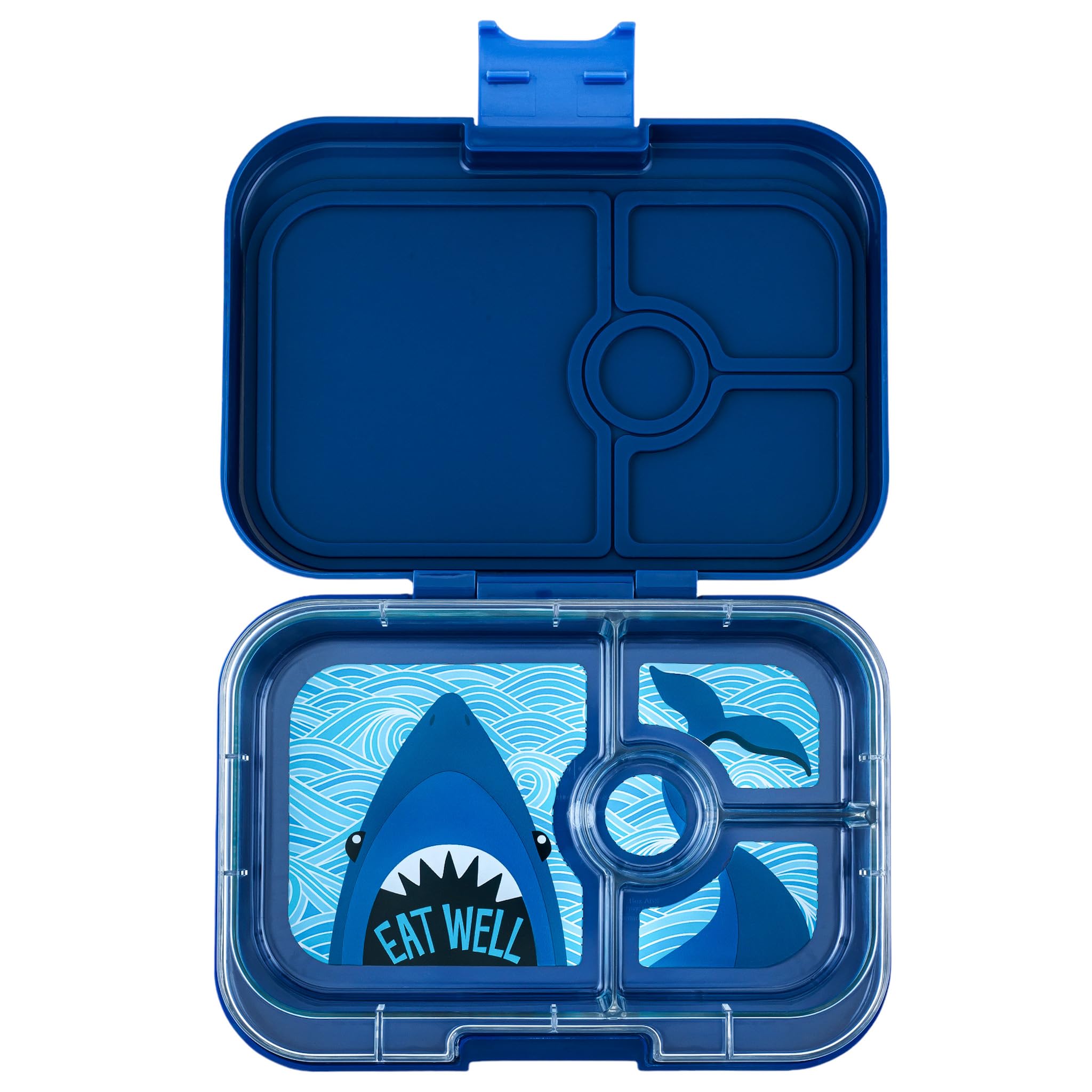 YumboxPanino Leakproof Bento Lunch Box Container for Kids & Adults (Monte Blue Shark)