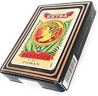 Vista 9 de Naipe Naipe Naipe estilo español Faisan Extra Blue Color, Color Azul