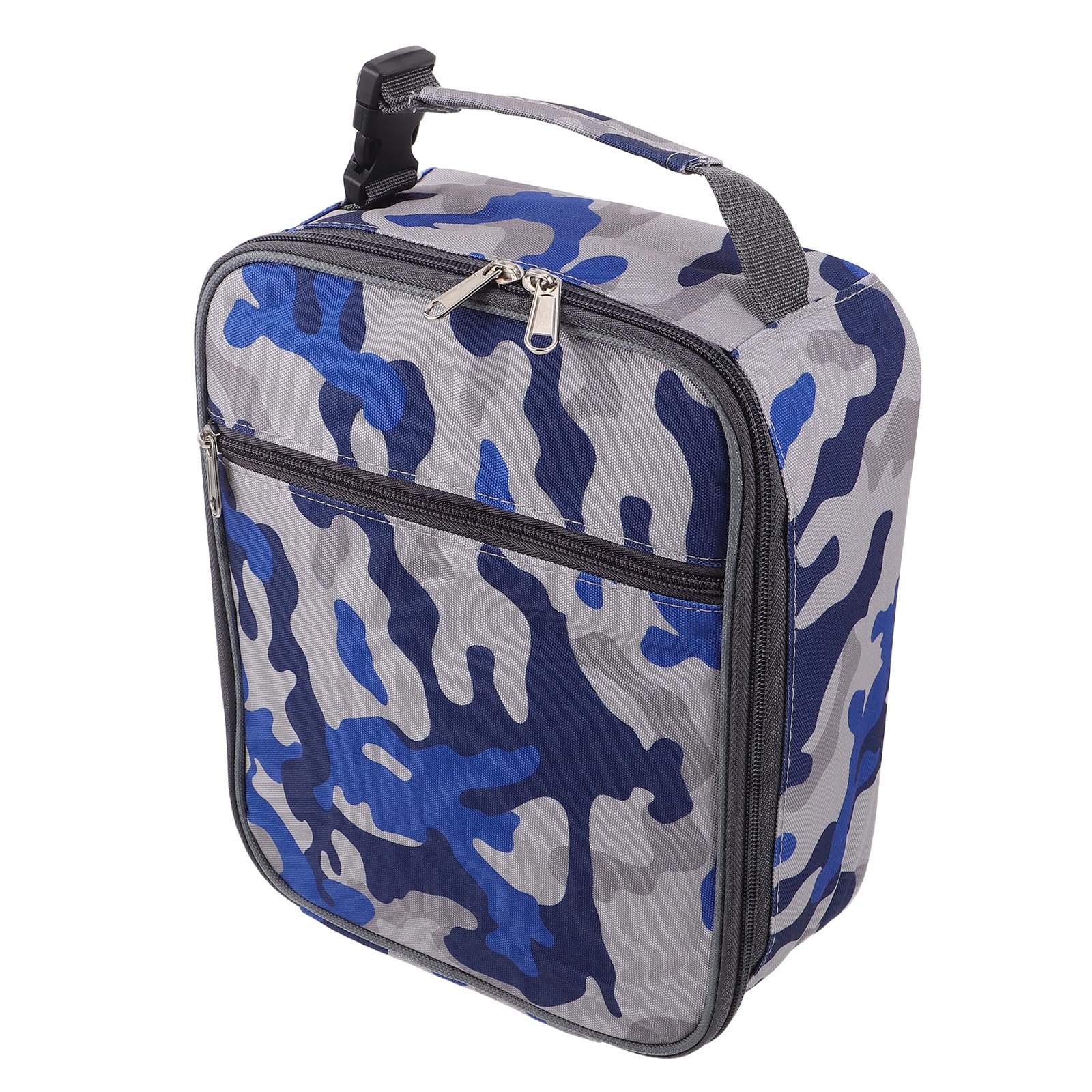 Bolsa Bento Reutilizable para el Almuerzo - Bolso de Mano Oxford Aislante - Refrigerador Térmico de Gran Capacidad para Almacenar Alimentos - Bolsa para Transportar Comida de Picnic 25,6 x