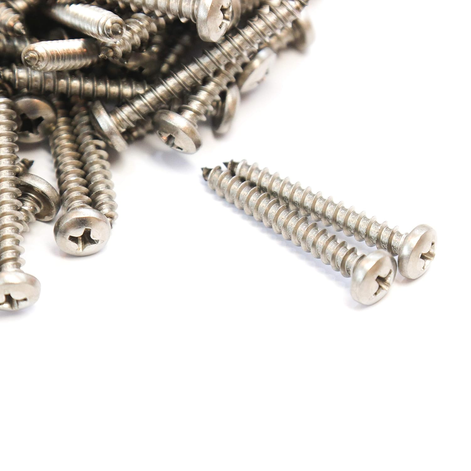 Red Hound Auto 160 Marine Pan Head Screw Set Dock Bumper Installation 10 x 1-1/2 Inches SS Stainless