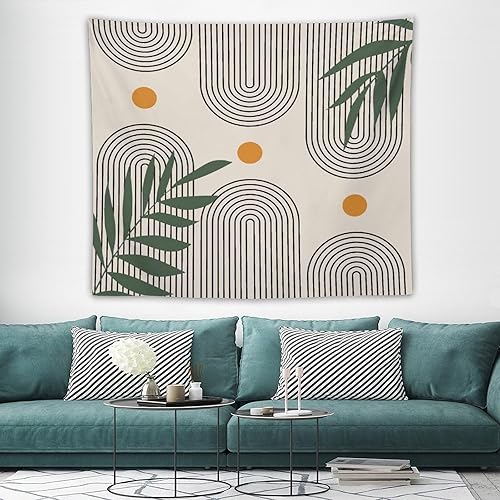 Miniatura 243 de Tapiz floral retro de los años 60 y 70, diseño hippie de primavera Groovy Flower Power Flower Boho para colgar en la pared, arte neutro para Hippie