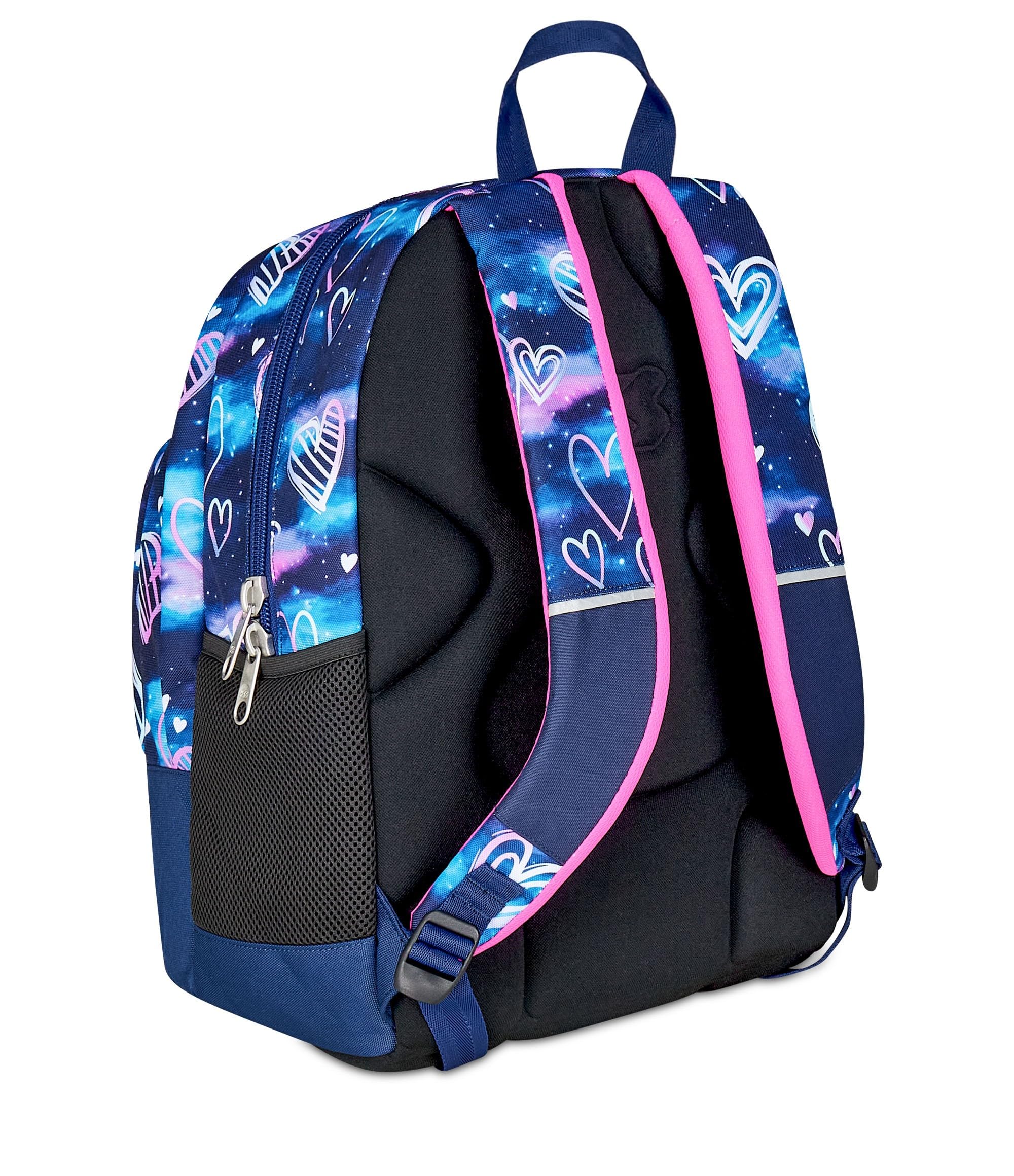Seven Zaino Scuola Dual, Viola Fucsia, Doppio Scomparto Da 31 L, Tasca Per PC, Tasca Per Borraccia e Tasca Con Organizer, Scuola Media e Superiore, Zaino Per Ragazza
