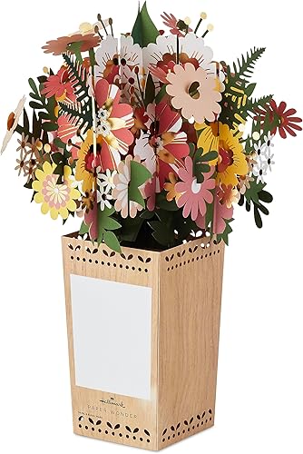 Miniatura 2 de Hallmark Tarjeta desplegable jumbo para el día de la madre o tarjeta de cumpleaños para mujer (ramo floral)