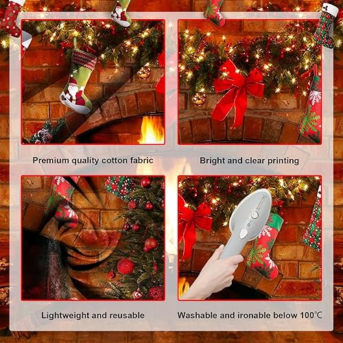 Miniatura 5 de Avezano Telón de fondo de chimenea de Navidad para fotografía, chimenea, telón de fondo de fotos, telón de fondo de Navidad, decoración de fiesta de