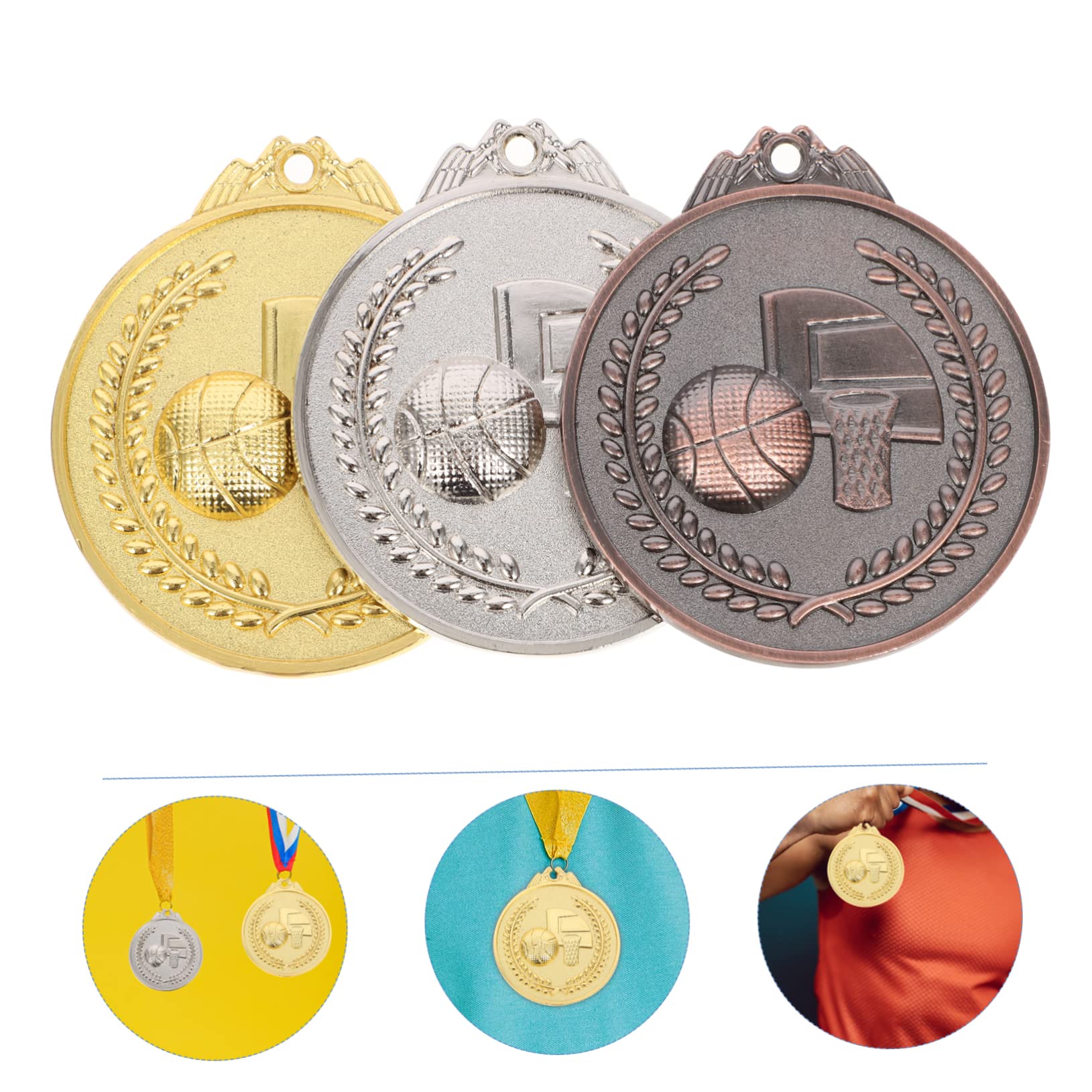 Happyyami 9 Piezas La Medalla Medalla De Trofeo Medallas De Fútbol Medallas De Fútbol Trofeos De Baloncesto Medallas De Baloncesto Medallas De Premio De Competición Deportiva Medalla Real