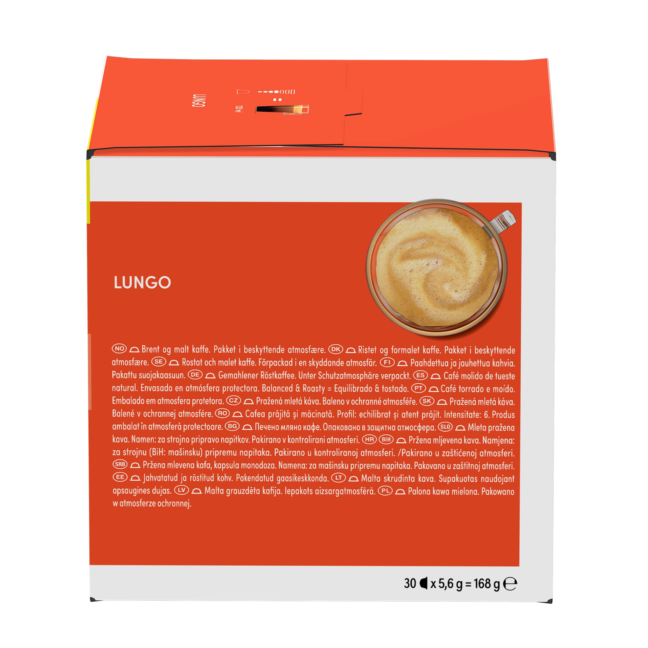 NESCAFÉ DOLCE GUSTO Nescafé Dolce Gusto Caffè Lungo - Set 3 Contenitori Caffè, 3 x 30 Capsule