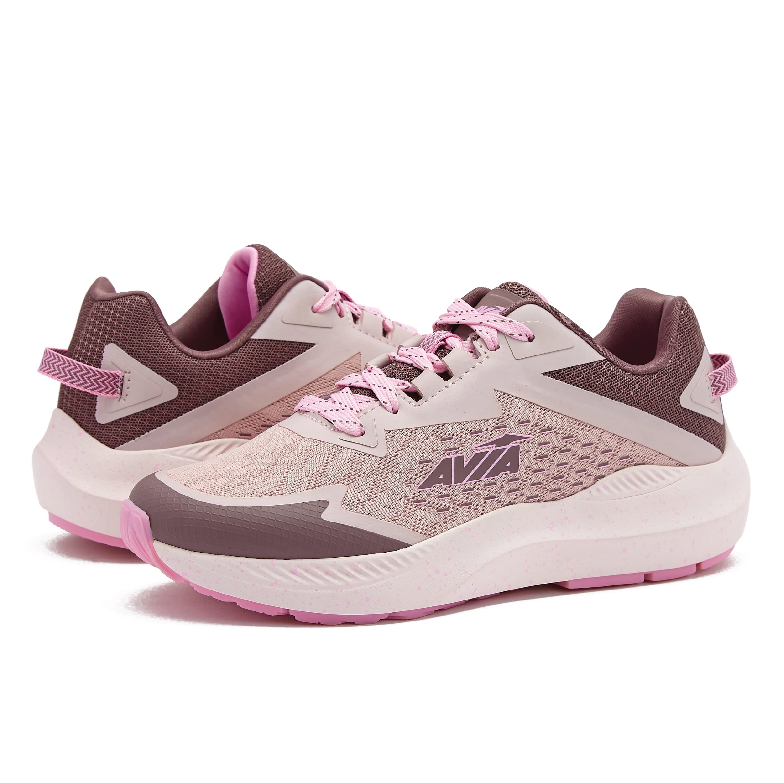 Avia Storm Women’s Running Shoes with Lightweight Breathable Mesh - Purple/Pink, 8.5 Medium