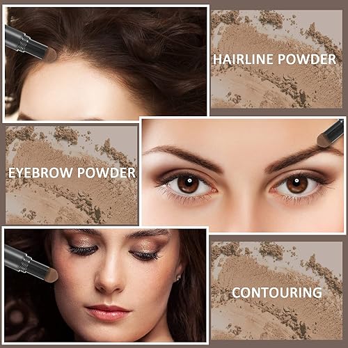 Miniatura 3 de Boobeen Polvo de línea capilar para cubrir las raíces al instante, sombra de cabello, impermeable, corrector de raíces para adelgazar el cabello,