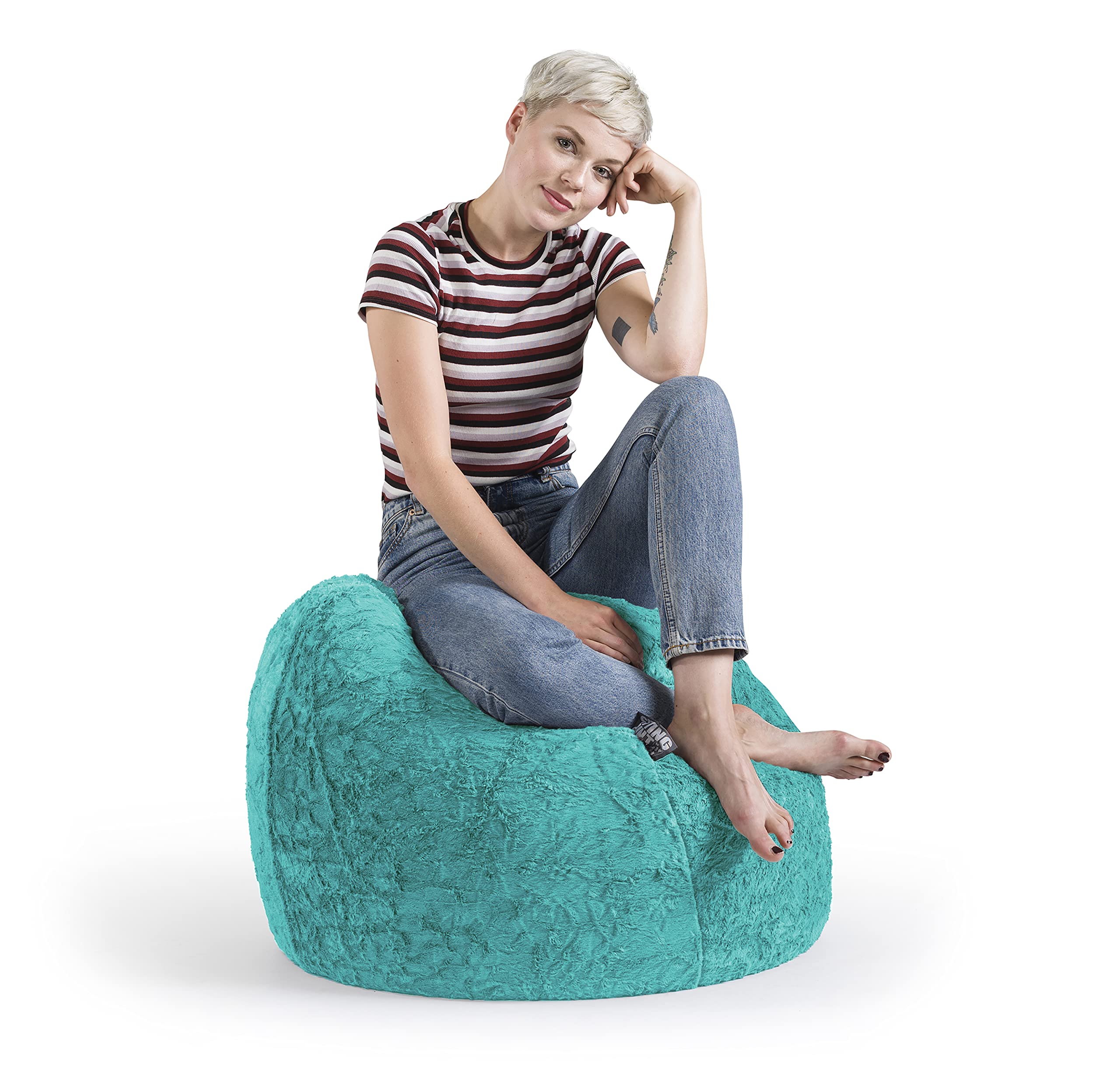 SITTING POINT only by MAGMA Sitzsack Fluffy XL ca. 220 Liter türkis