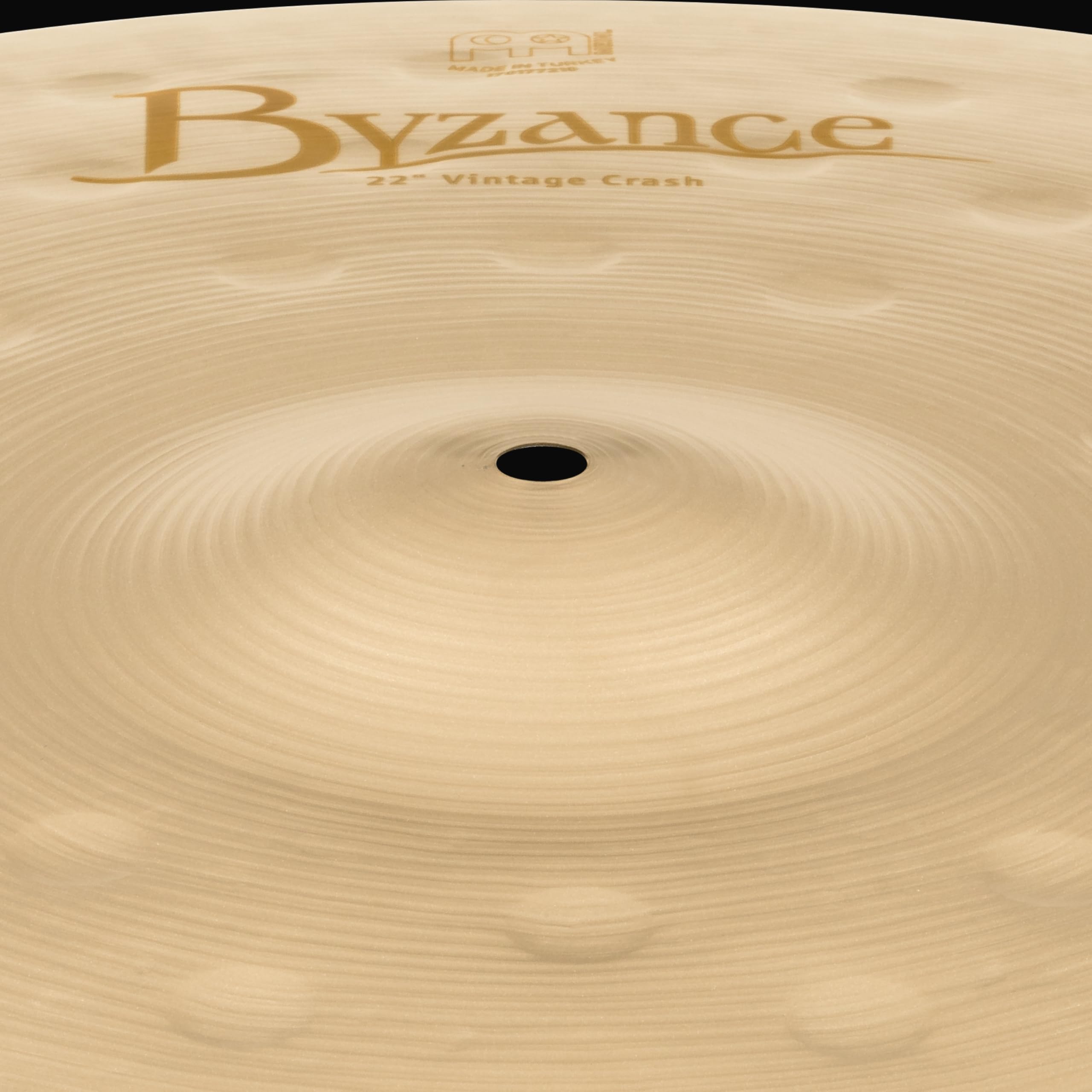 Meinl Cymbals Byzance Vintage Cymbale Crash 22 pouces (Vidéo) pour Batterie (55,88cm) Bronze B20, Finition Sablée (B22VC)