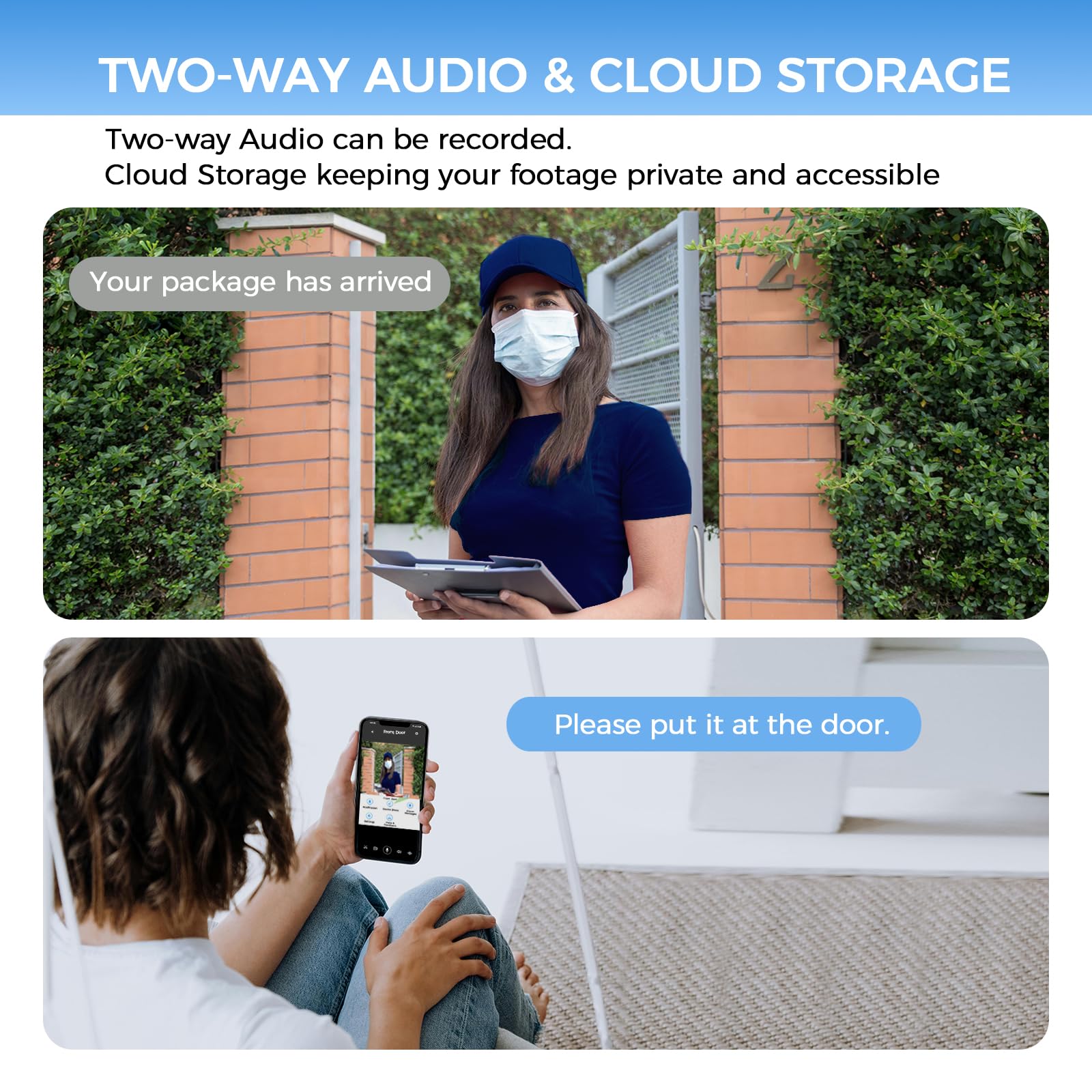 LIBO 7 inch bedraad video-deurbel deurtelefoonsysteem 2 monitoren met 1 IR- camera, twee belknoppen, nachtzicht, 800x480 hoge resolutie, geschikt voor 2 gehuisvest voor meerdere appartementen / gezinnen LIBO 7 inch bedraad video-deurbel deurtelefoonsysteem 2 monitoren met 1 IR- camera, twee belknoppen, nachtzicht, 800x480 hoge resolutie, geschikt voor 2 gehuisvest voor meerdere appartementen / gezinnen