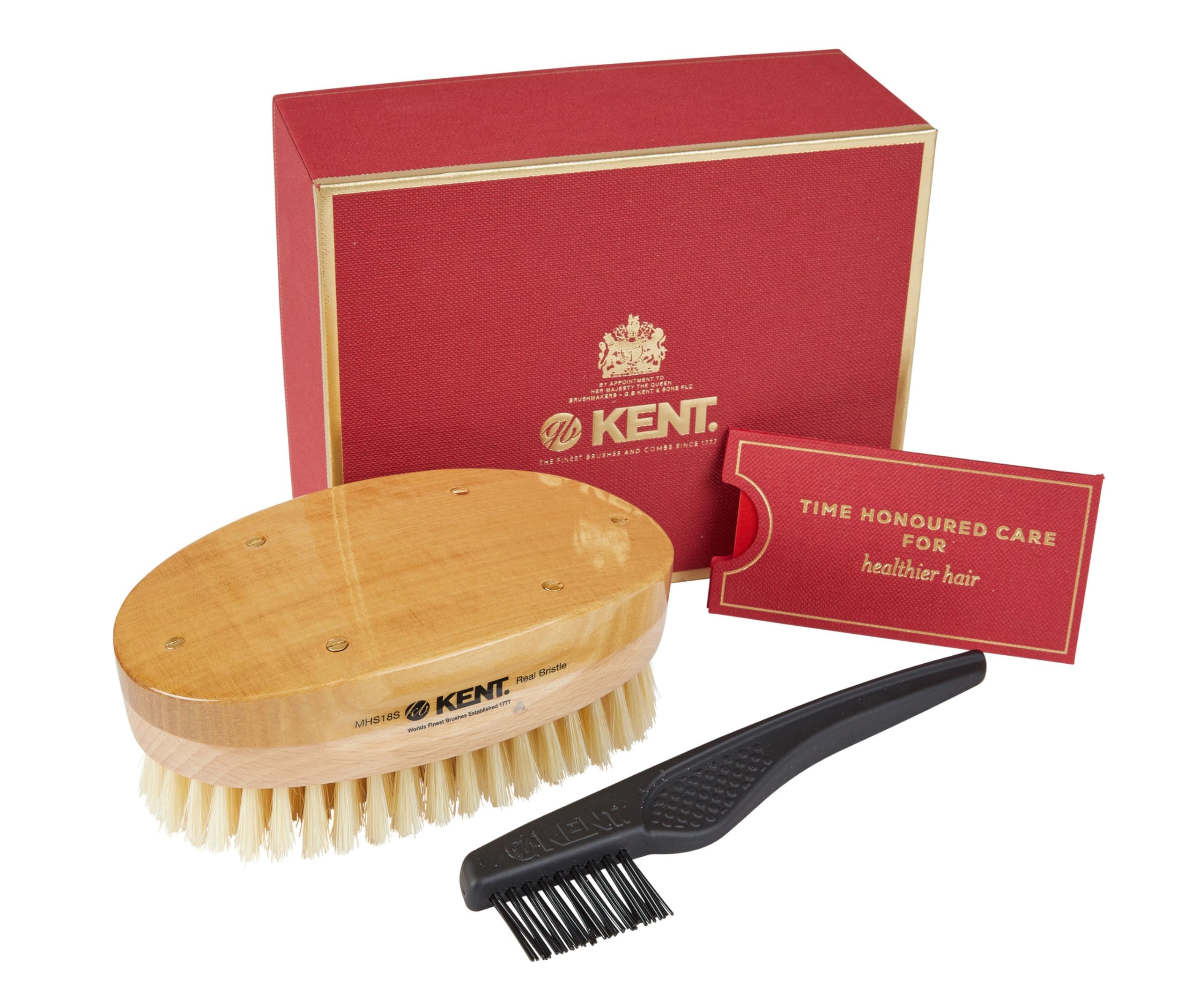 Amazon.com : Kent MHS18 Mens Luxury Military Style Hair Brush 