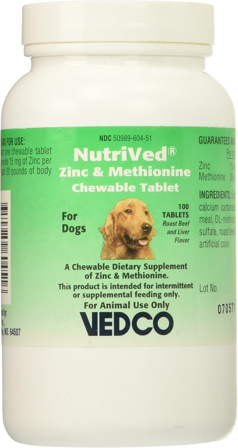 NutriVed Zinpro for Dogs (100 CHEWABLE Tablets) Varies Amazon.ca