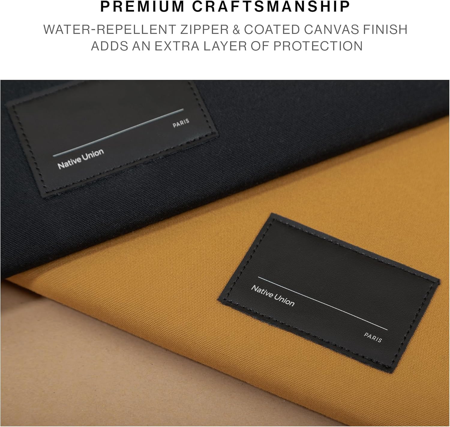 Native Union W.F.A MacBook Sleeve 16" – Minimalist Slim Sleeve Made of Recycled Materials with 360-Degree Protection – Compatible with MacBook Pro 16” & MacBook Air 15” M4 (2025) – Navy - Image 8