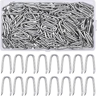 Comment choisir entre vis, clous et agrafes selon le projet 300 Pièces Clou en U,Clous, Agrafe pour Grillage, Vis et Fixations,Clous en U à Double Pointe pour Fixer Clôture Jardin, Gazon Clôtures, Grillage a Poule,Grillage Cloture