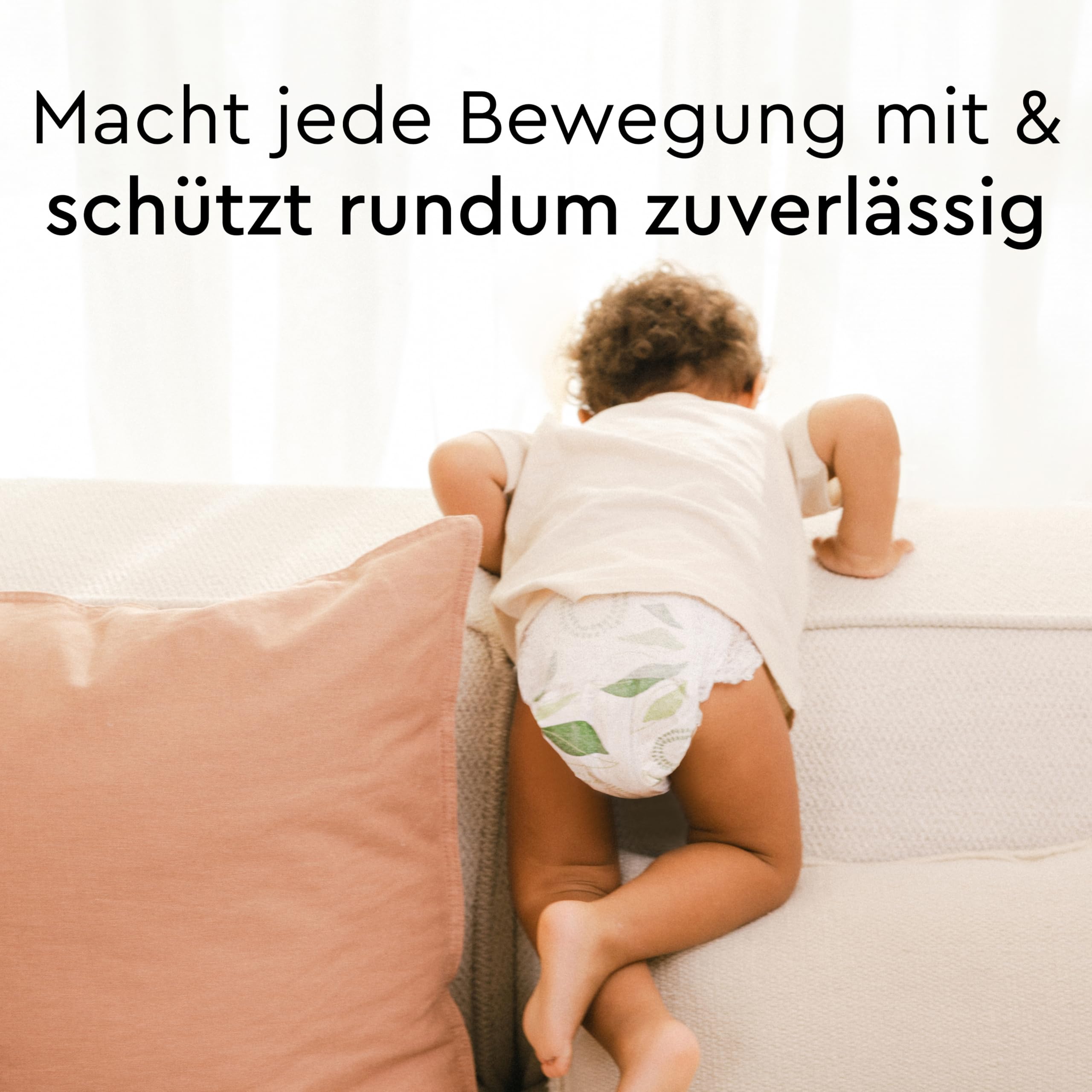 LILLYDOO green Baby Windeln Pants - Größe 6 (13+ kg), Monatsbox (114 Höschenwindeln), Sicherer Auslaufschutz - Hautfreundlich, Chlorfrei & Ohne Lotionen für empfindliche Haut, Dermatologisch getestet