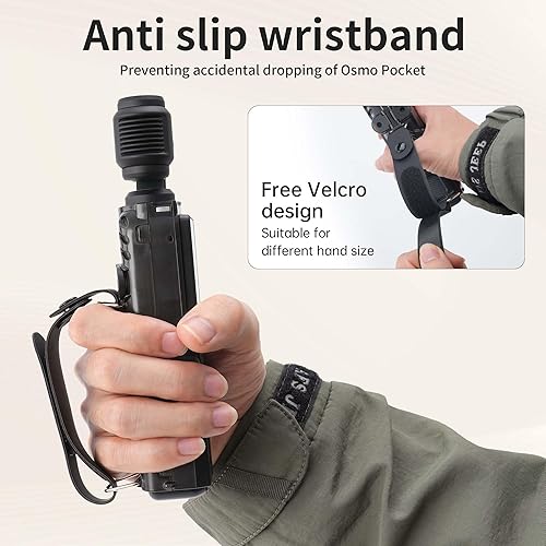 Miniatura 3 de RCGEEK Funda protectora para DJI Osmo Pocket 3, funda de transporte de viaje rígida portátil con almacenamiento seguro, incluye rueda de control y