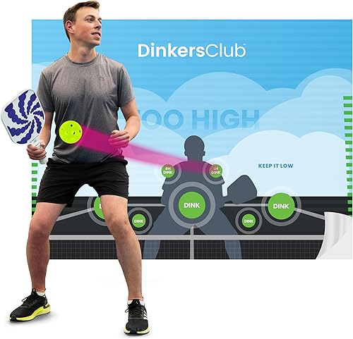 Miniatura 7 de DINKERSCLUB Pickleball Practice Poster Beginner's Pickleball Practice Equipment - Indoor & Outdoor Pickleball Practice Rebounder - Ultimate Training