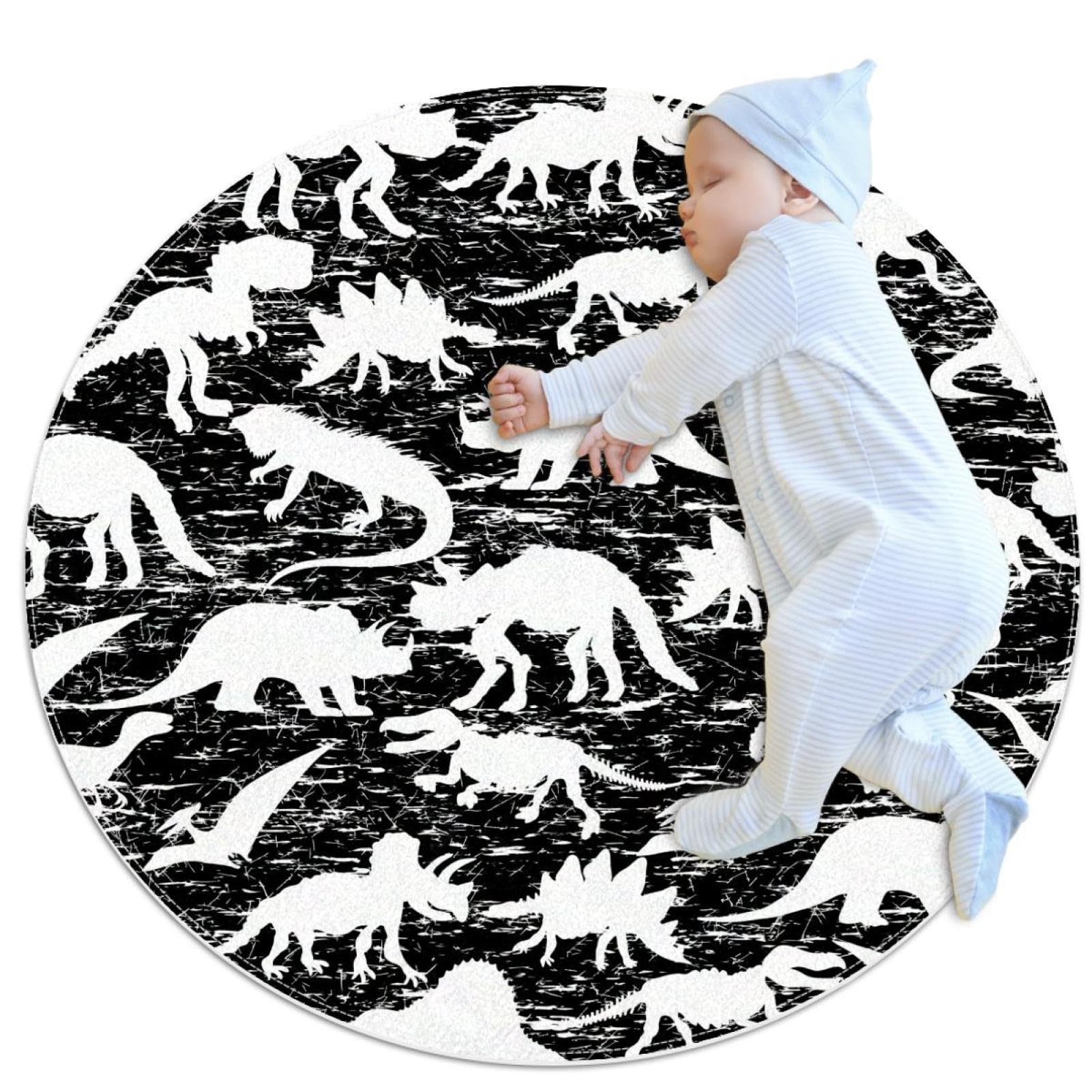 Tapis de salle de bain antidérapant rond contre les glissades