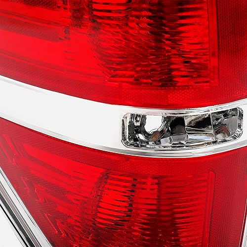Miniatura 6 de KUAFU Luces traseras, lámpara de freno compatible con Ford F150 2009-2014, repuesto para FO2818143 FO2819143 BL3Z13405B BL3Z13404B carcasa cromada